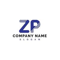 zp brief logo ontwerp. zp brief logo vector illustratie - vector