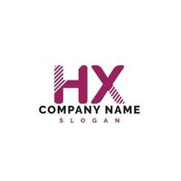 hx brief logo ontwerp. hx brief logo vector illustratie - vector