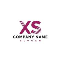 xs brief logo ontwerp. xs brief logo vector illustratie - vector