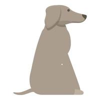 hond staart icoon tekenfilm vector. dier logo vector