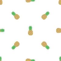 papier ananas patroon naadloos vector