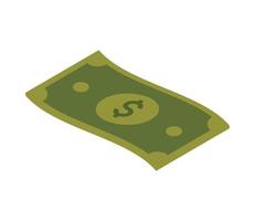 geld bankbiljet icoon vector