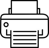 printer vector pictogram