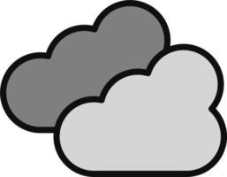 wolk vector pictogram