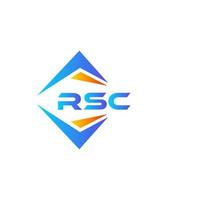 rsc abstract technologie logo ontwerp Aan wit achtergrond. rsc creatief initialen brief logo concept. vector