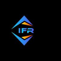 ifr abstract technologie logo ontwerp Aan wit achtergrond. ifr creatief initialen brief logo concept. vector