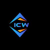 icw abstract technologie logo ontwerp Aan wit achtergrond. icw creatief initialen brief logo concept. vector