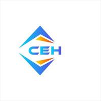 ceh abstract technologie logo ontwerp Aan wit achtergrond. ceh creatief initialen brief logo concept. vector