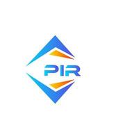 pir abstract technologie logo ontwerp Aan wit achtergrond. pir creatief initialen brief logo concept. vector