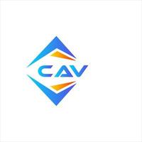 cav abstract technologie logo ontwerp Aan wit achtergrond. cav creatief initialen brief logo concept. vector