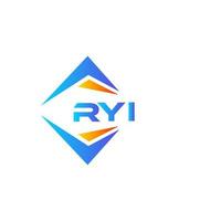 ryi abstract technologie logo ontwerp Aan wit achtergrond. ryi creatief initialen brief logo concept. vector