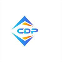 cdp abstract technologie logo ontwerp Aan wit achtergrond. cdp creatief initialen brief logo concept. vector