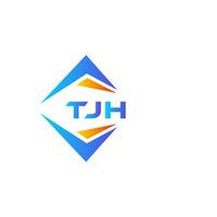 tjh abstract technologie logo ontwerp Aan wit achtergrond. tjh creatief initialen brief logo concept. vector