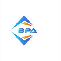 bpa abstract technologie logo ontwerp Aan wit achtergrond. bpa creatief initialen brief logo concept. vector