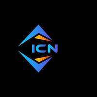 icn abstract technologie logo ontwerp Aan wit achtergrond. icn creatief initialen brief logo concept. vector