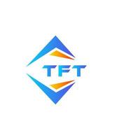 tft abstract technologie logo ontwerp Aan wit achtergrond. tft creatief initialen brief logo concept. vector