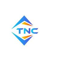 tnc abstract technologie logo ontwerp Aan wit achtergrond. tnc creatief initialen brief logo concept. vector