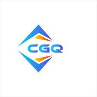 cgq abstract technologie logo ontwerp Aan wit achtergrond. cgq creatief initialen brief logo concept. vector