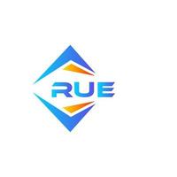 rue abstract technologie logo ontwerp Aan wit achtergrond. rue creatief initialen brief logo concept. vector