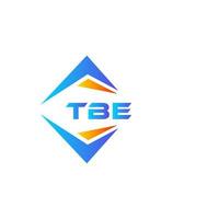tbe abstract technologie logo ontwerp Aan wit achtergrond. tbe creatief initialen brief logo concept. vector