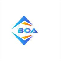 boa abstract technologie logo ontwerp Aan wit achtergrond. boa creatief initialen brief logo concept. vector