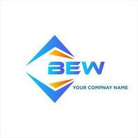 bew abstract technologie logo ontwerp Aan wit achtergrond. bew creatief initialen brief logo concept. vector