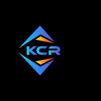 kcr abstract technologie logo ontwerp Aan zwart achtergrond. kcr creatief initialen brief logo concept. vector