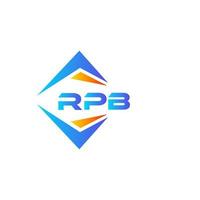 rpb abstract technologie logo ontwerp Aan wit achtergrond. rpb creatief initialen brief logo concept. vector