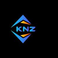 knzo abstract technologie logo ontwerp Aan zwart achtergrond. knzo creatief initialen brief logo concept. vector