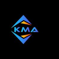 kma abstract technologie logo ontwerp Aan zwart achtergrond. kma creatief initialen brief logo concept. vector