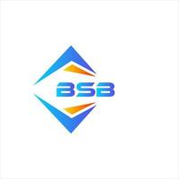 bsb abstract technologie logo ontwerp Aan wit achtergrond. bsb creatief initialen brief logo concept. vector