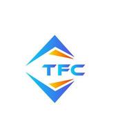 tfc abstract technologie logo ontwerp Aan wit achtergrond. tfc creatief initialen brief logo concept. vector