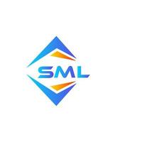 sml abstract technologie logo ontwerp Aan wit achtergrond. sml creatief initialen brief logo concept. vector