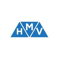 mhv abstract eerste logo ontwerp Aan wit achtergrond. mhv creatief initialen brief logo concept. vector