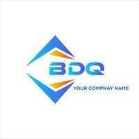 bdq abstract technologie logo ontwerp Aan wit achtergrond. bdq creatief initialen brief logo concept. vector