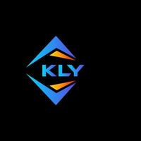 kly abstract technologie logo ontwerp Aan zwart achtergrond. kly creatief initialen brief logo concept. vector