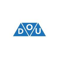 odu abstract eerste logo ontwerp Aan wit achtergrond. odu creatief initialen brief logo concept. vector