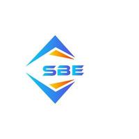 sbe abstract technologie logo ontwerp Aan wit achtergrond. sbe creatief initialen brief logo concept. vector