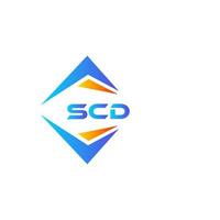 scd abstract technologie logo ontwerp Aan wit achtergrond. scd creatief initialen brief logo concept. vector