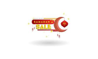 Ramadan uitverkoop sociaal media banier korting sjabloon ontwerp voor bedrijf Promotie vector