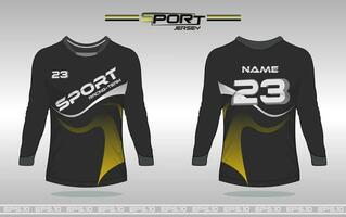 overhemd sjabloon, racing Jersey ontwerp, voetbal Jersey vector