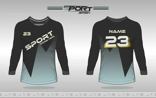 overhemd sjabloon, racing Jersey ontwerp, voetbal Jersey vector