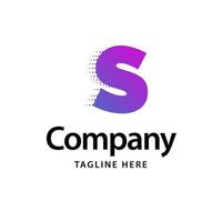 s Purper logo. bedrijf merk identiteit ontwerp vector