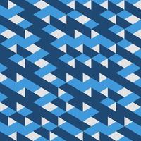 blauw meetkundig naadloos patroon abstract achtergrond vector