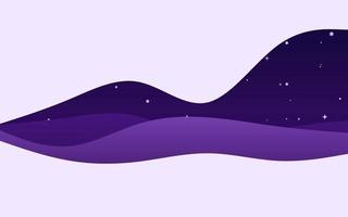 creatief golven nacht Purper achtergrond. dynamisch vormen samenstelling vector