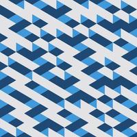 blauw meetkundig naadloos patroon abstract achtergrond vector
