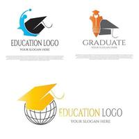 onderwijs logo of icoon voor apps of websites vector