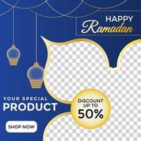 ramadan sociale media sjabloon vector