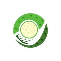 golf club icoon, symbool, elementen en logo vector verzameling