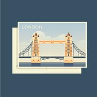 Postkaarten Van De Wereld Engeland Vector